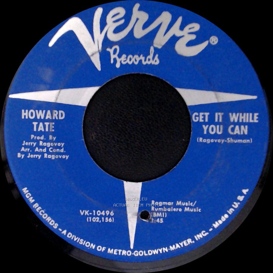 Howard Tate - Get It While You Can / Glad I Knew Better side A