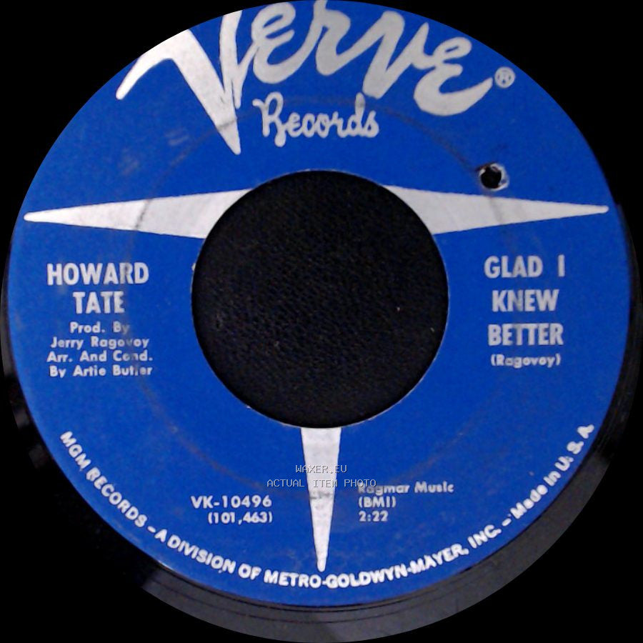 Howard Tate - Get It While You Can / Glad I Knew Better side B
