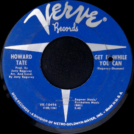 Howard Tate - Get It While You Can / Glad I Knew Better side B