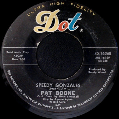 Pat Boone - Speedy Gonzales / The Locket side A