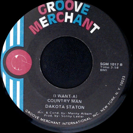 Dakota Staton - I Love You More Than You'll Ever Know / (I Want A) Country Man side B