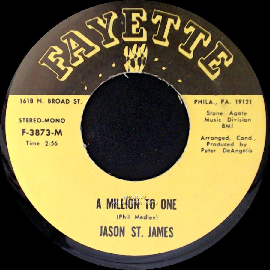Jason St. James - I Should Care / A Million To One side B