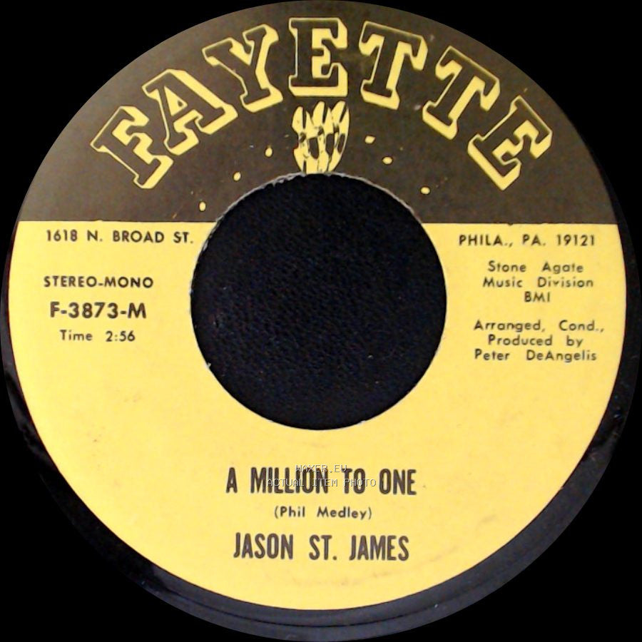 Jason St. James - A Million To One / I Should Care side A