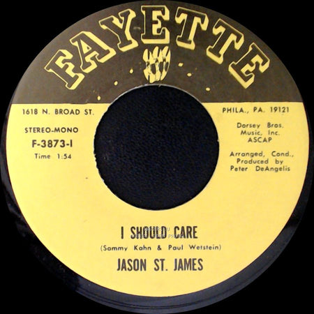 Jason St. James - A Million To One / I Should Care side B