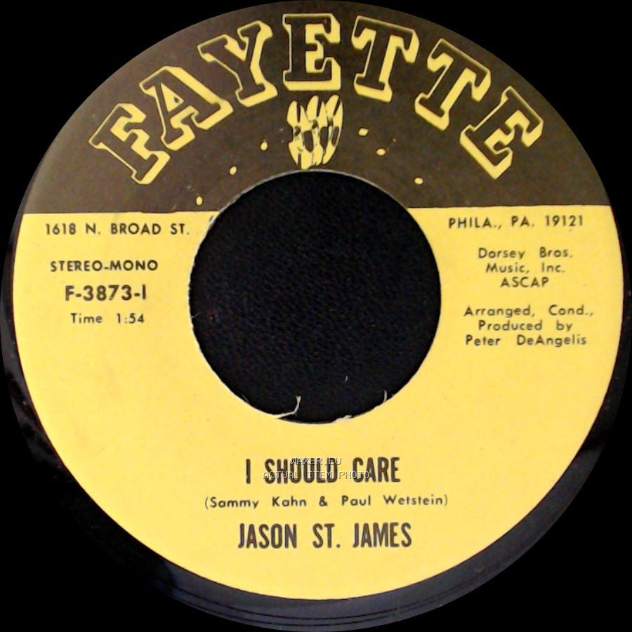 Jason St. James - I Should Care / A Million To One side A