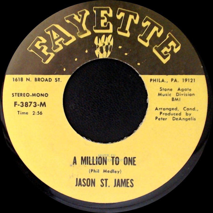 Jason St. James - A Million To One / I Should Care side A