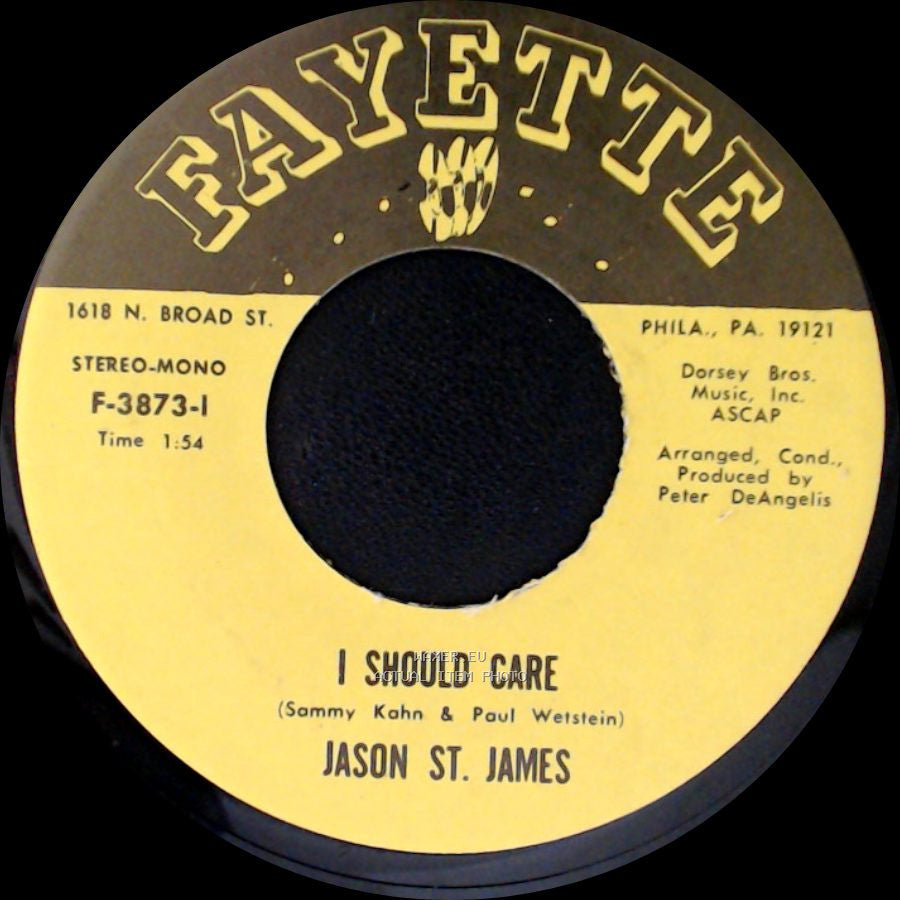 Jason St. James - A Million To One / I Should Care side B