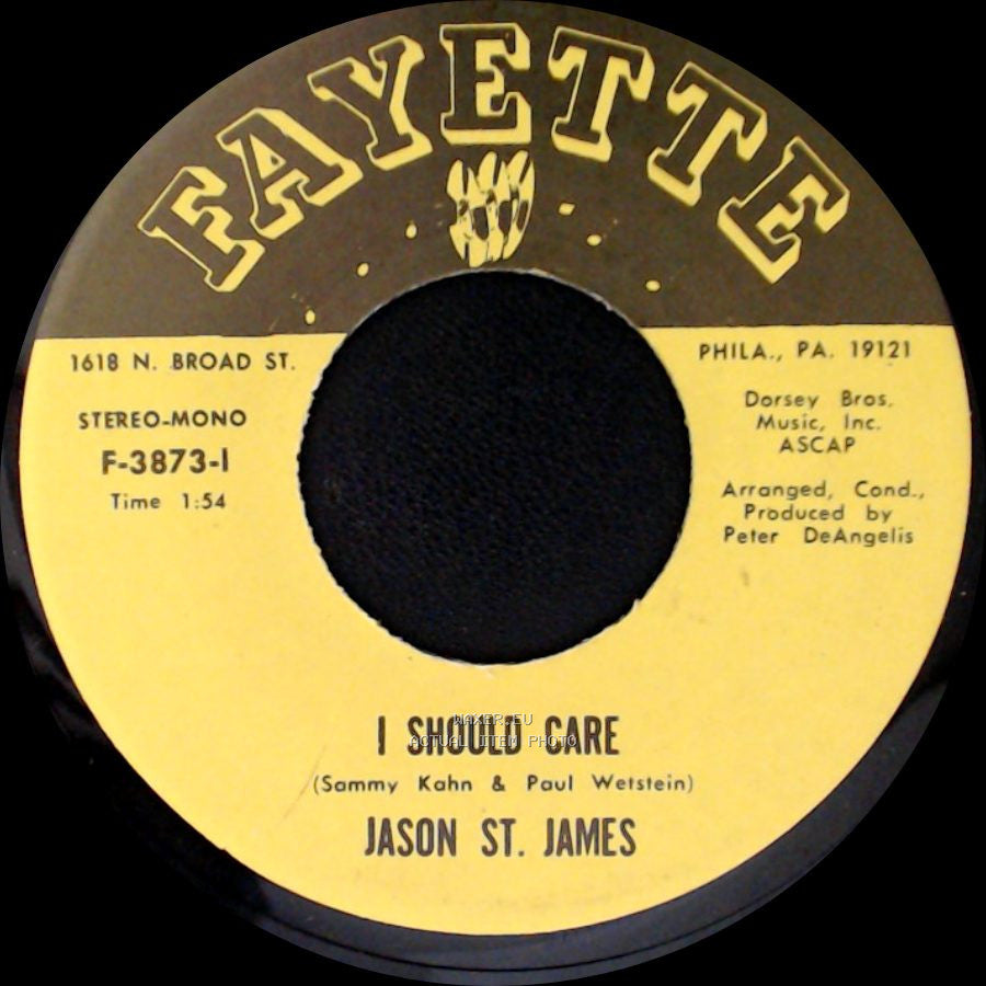 Jason St. James - A Million To One / I Should Care side B