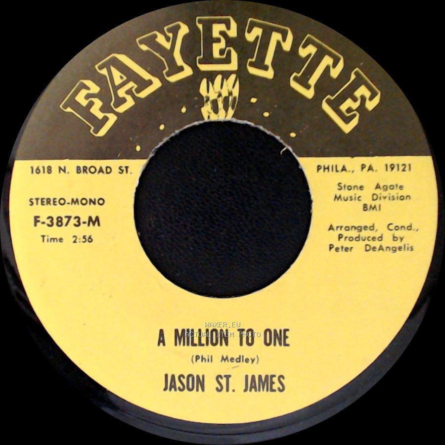 Jason St. James - A Million To One / I Should Care side A
