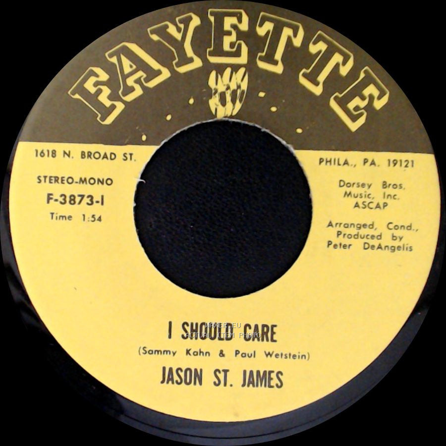 Jason St. James - A Million To One / I Should Care side B