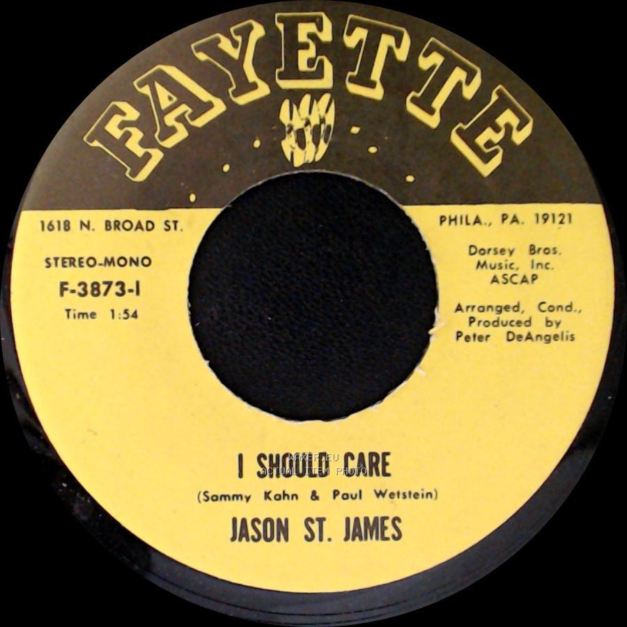 Jason St. James - I Should Care / A Million To One side A