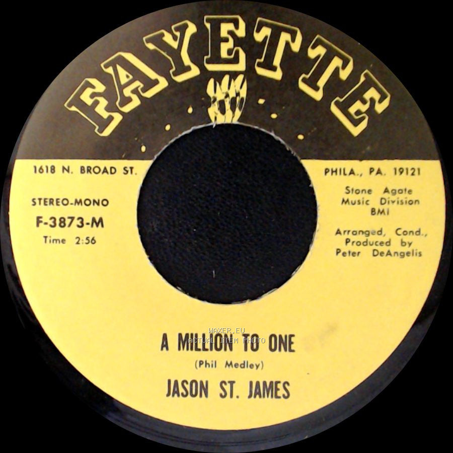 Jason St. James - I Should Care / A Million To One side B