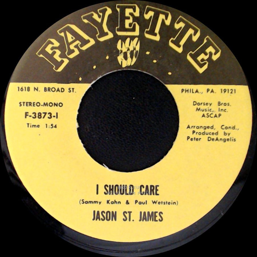 Jason St. James - I Should Care / A Million To One side A
