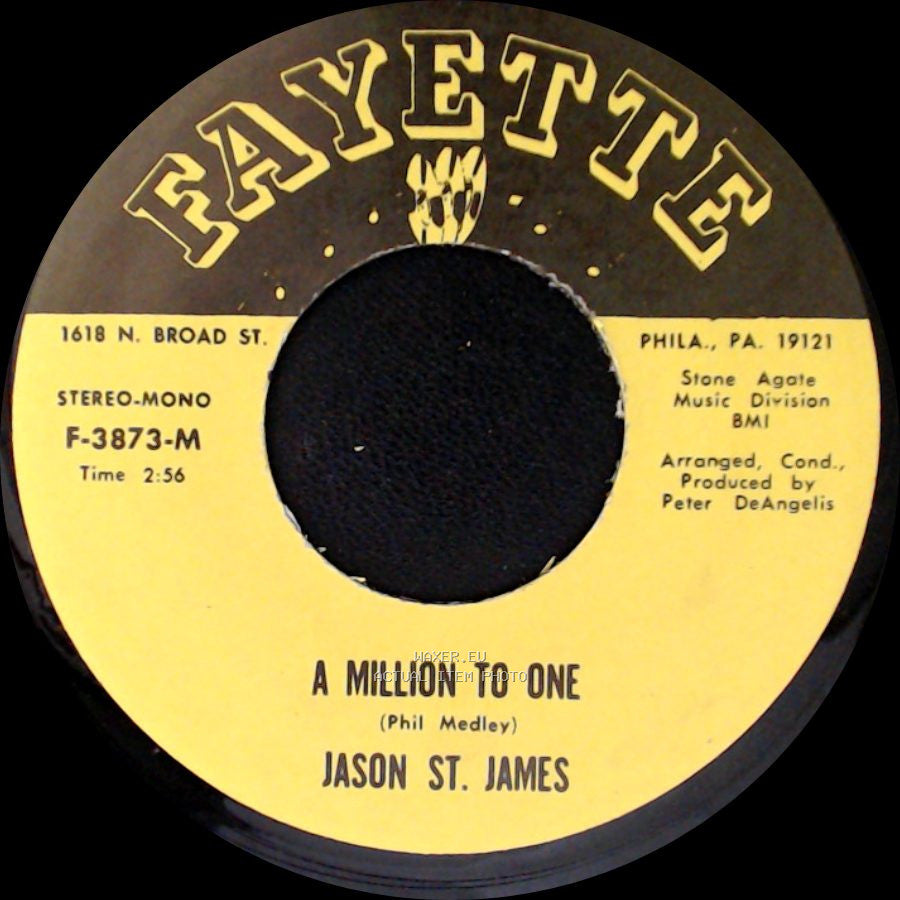 Jason St. James - I Should Care / A Million To One side B