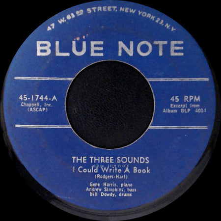 The Three Sounds - I Could Write A Book / Nothing Ever Changes My Love For You side A
