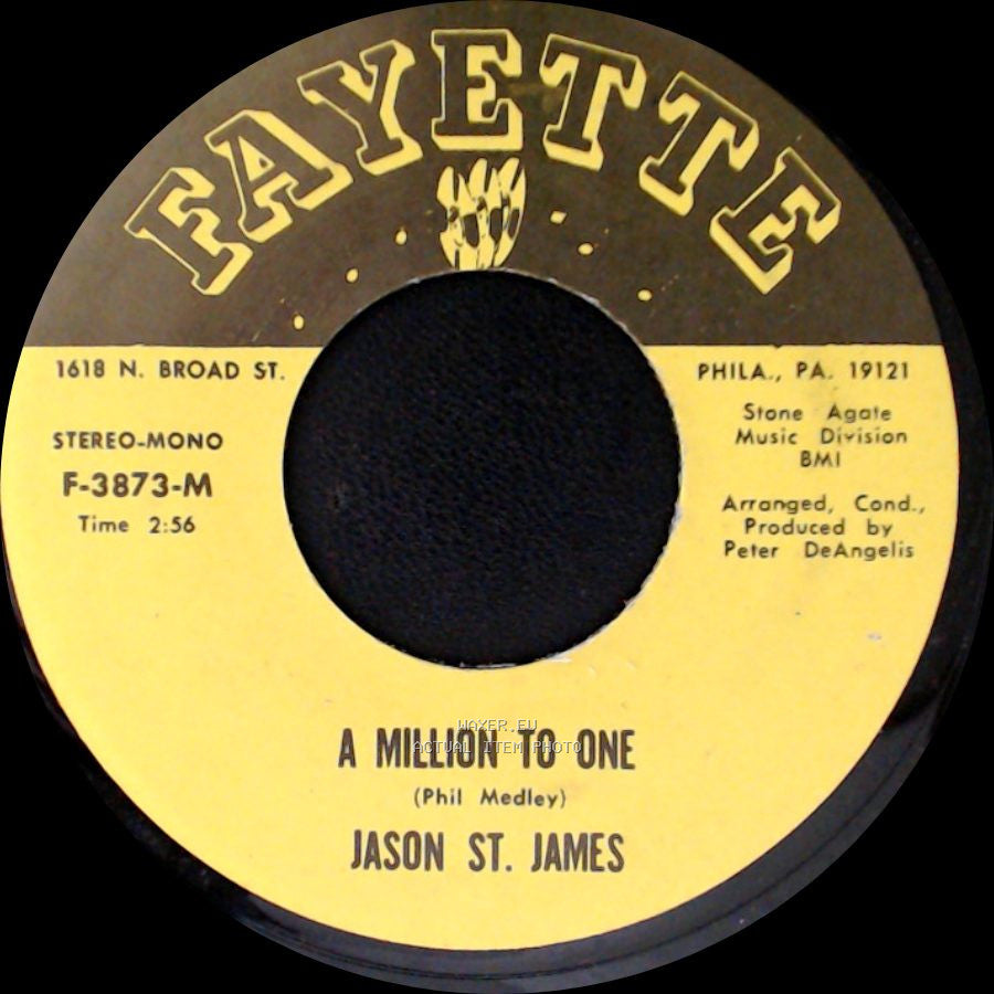 Jason St. James - A Million To One / I Should Care side A