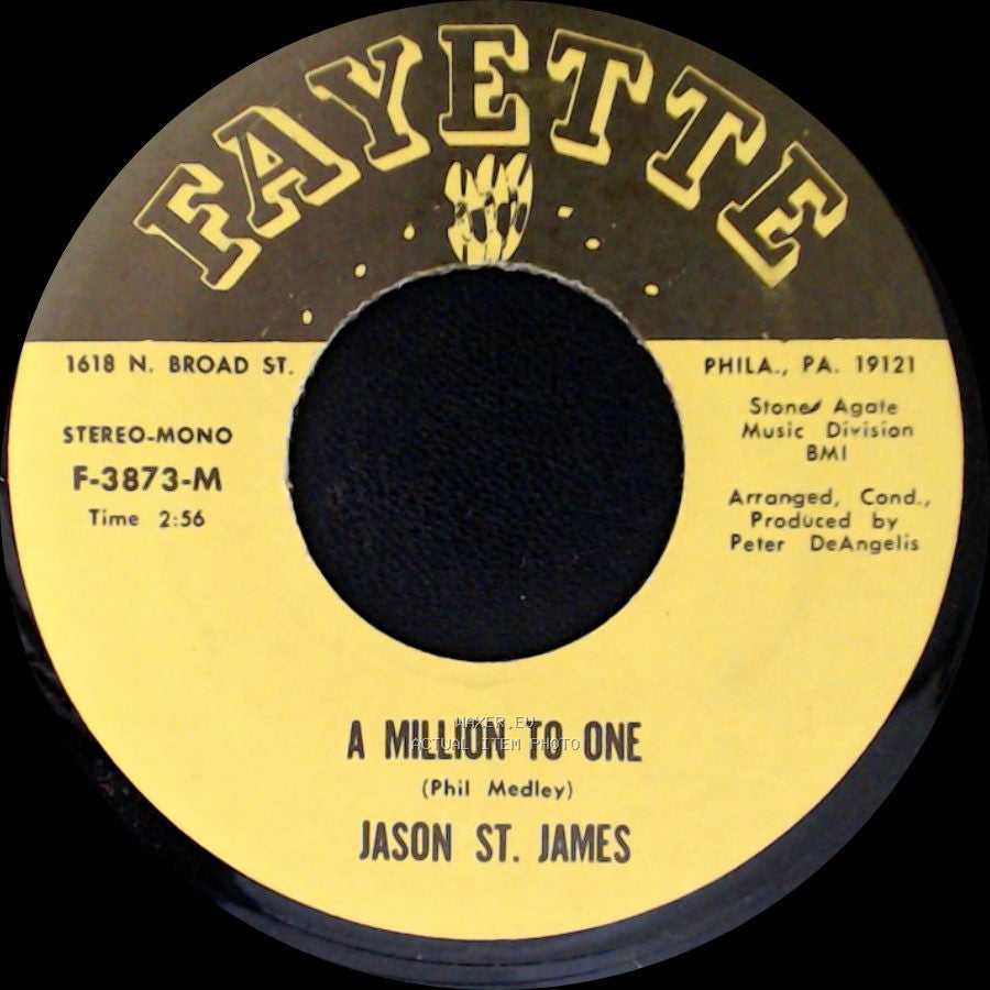 Jason St. James - A Million To One / I Should Care side A
