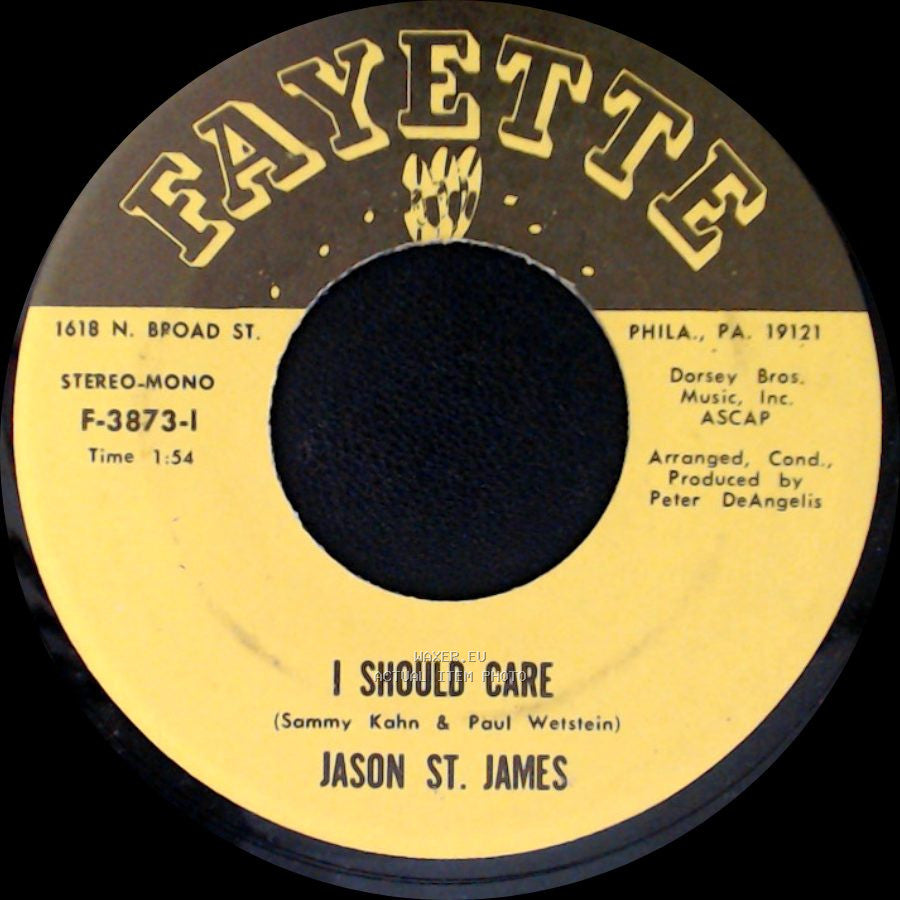 Jason St. James - A Million To One / I Should Care side B