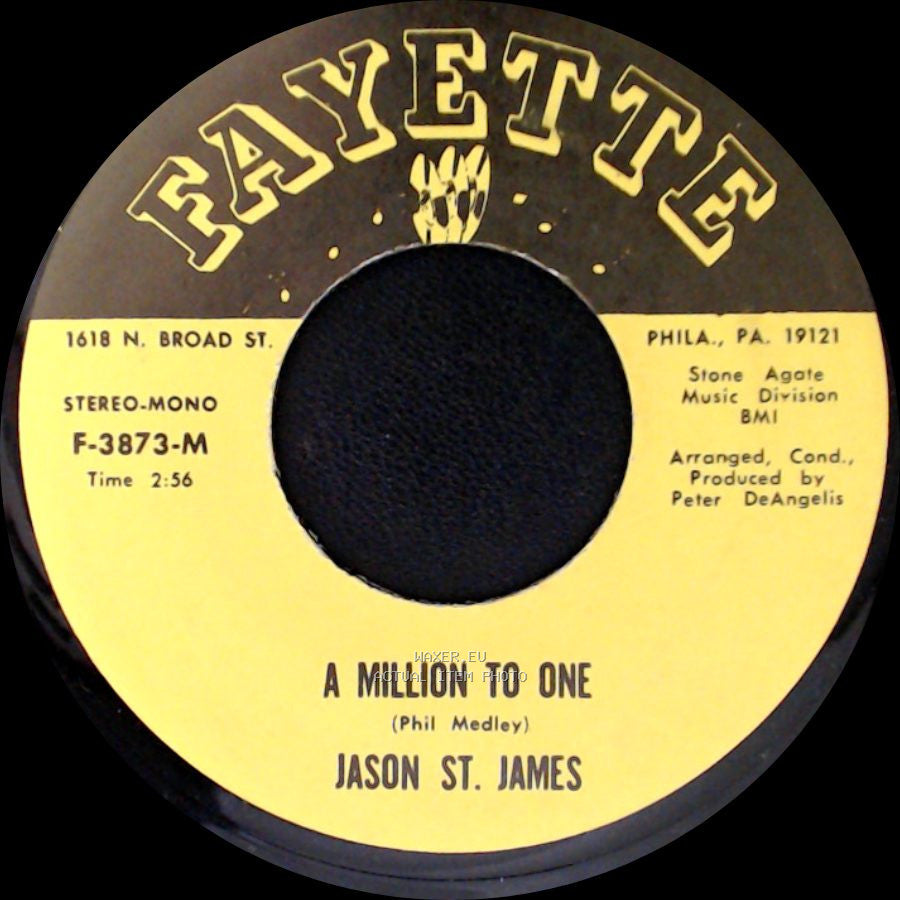 Jason St. James - A Million To One / I Should Care side A