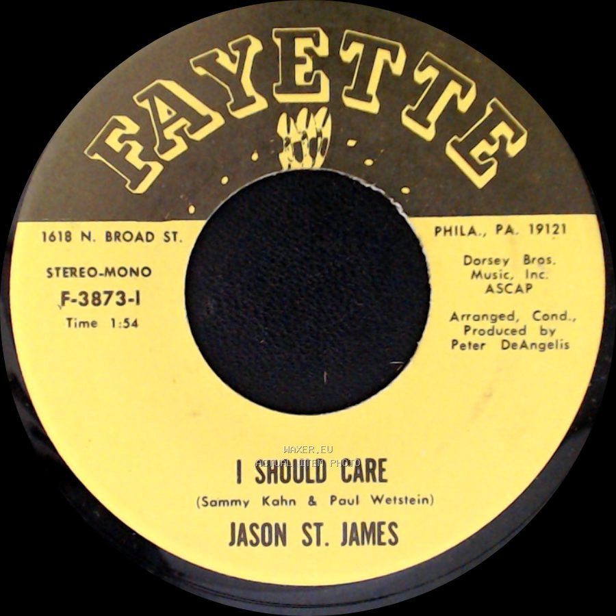 Jason St. James - A Million To One / I Should Care side B