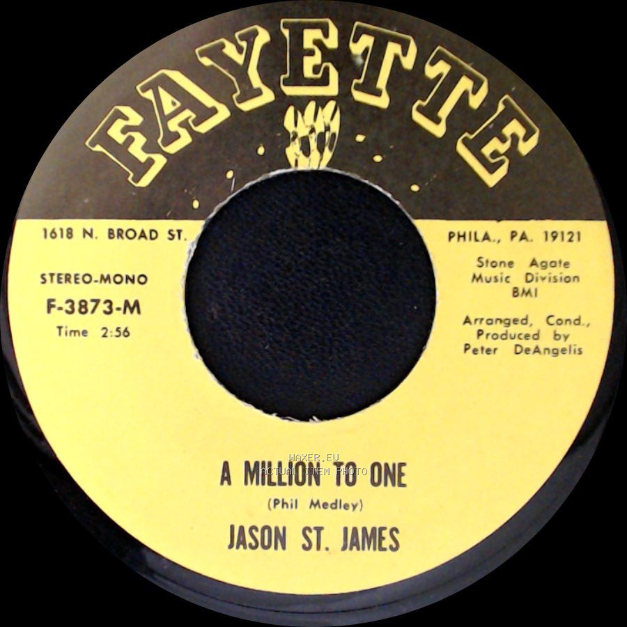 Jason St. James - A Million To One / I Should Care side A