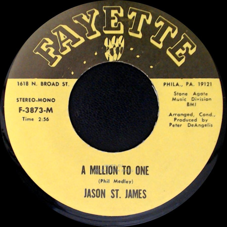 Jason St. James - A Million To One / I Should Care side A