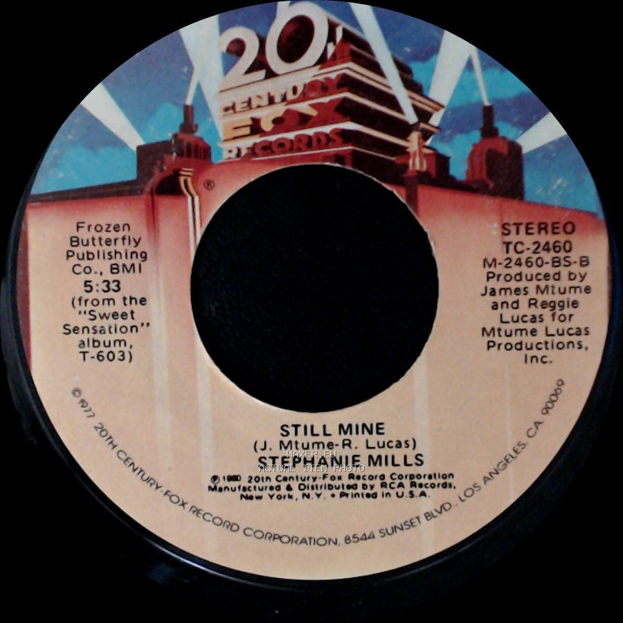 Stephanie Mills - Never Knew Love Like This Before / Still Mine side B