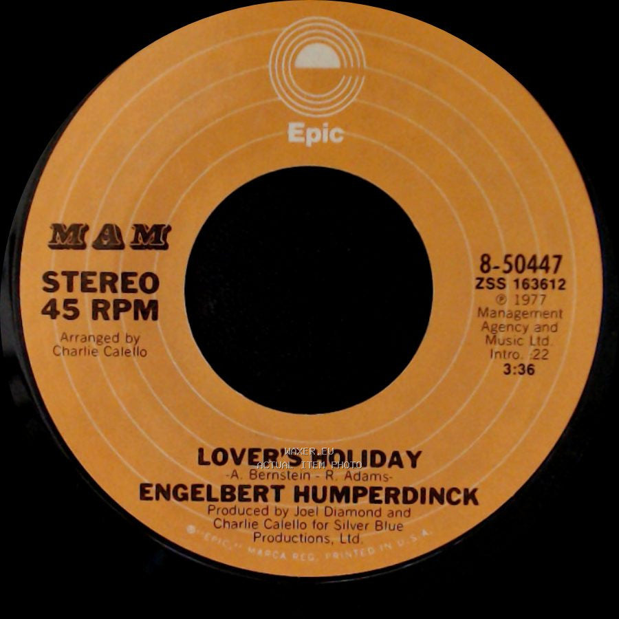 Engelbert Humperdinck - Lover's Holiday / Look At Me side A