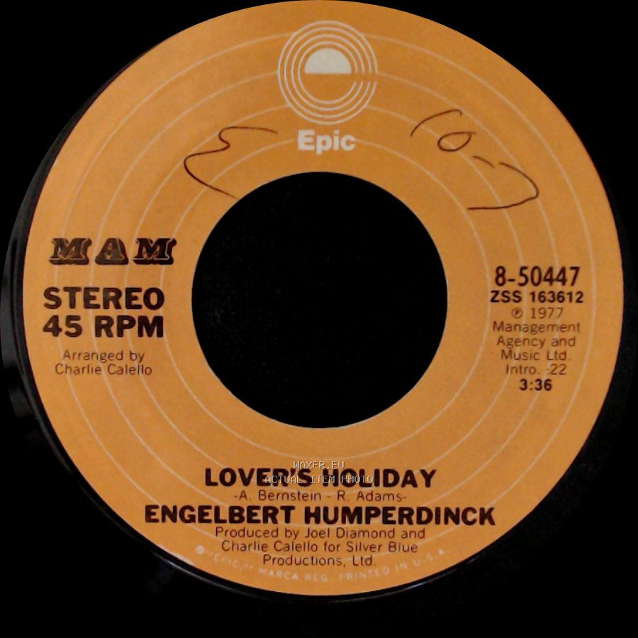 Engelbert Humperdinck - Lover's Holiday / Look At Me side A