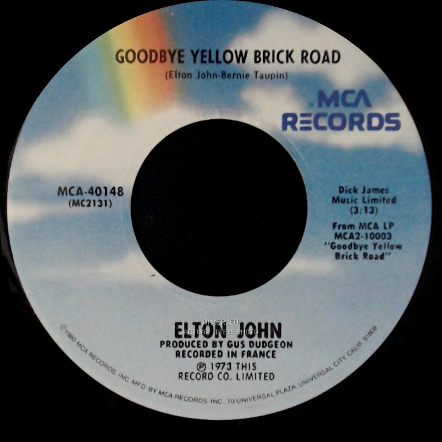Elton John - Goodbye Yellow Brick Road / Young Man's Blues side A