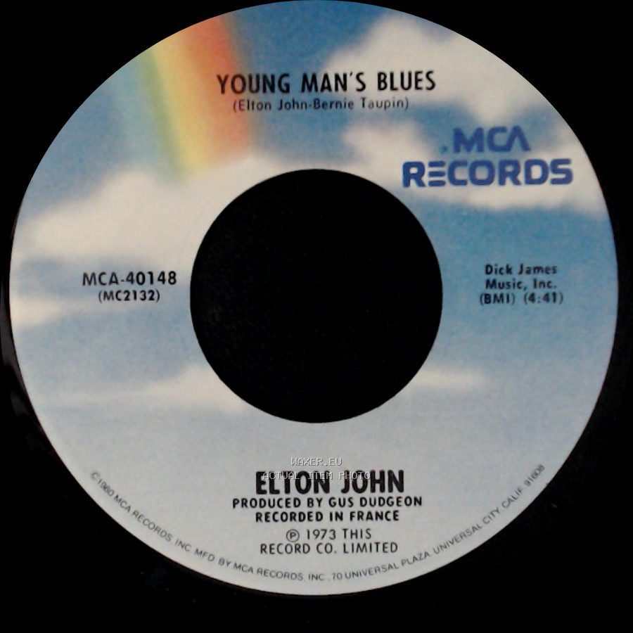 Elton John - Goodbye Yellow Brick Road / Young Man's Blues side B