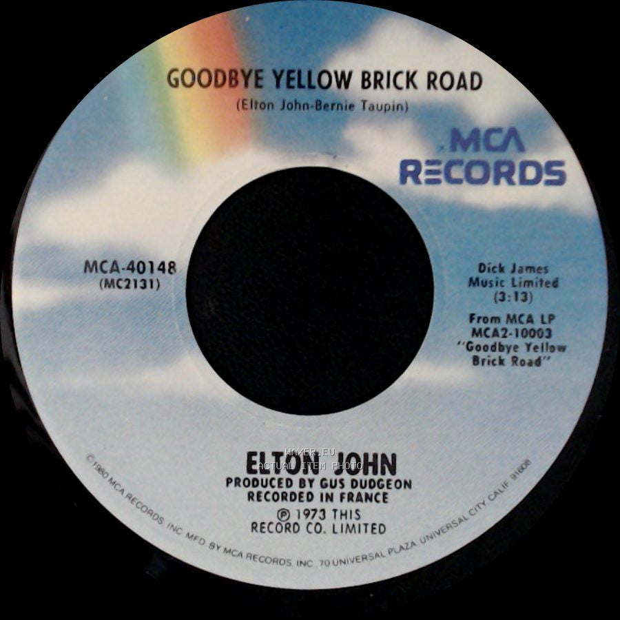 Elton John - Goodbye Yellow Brick Road / Young Man's Blues side A
