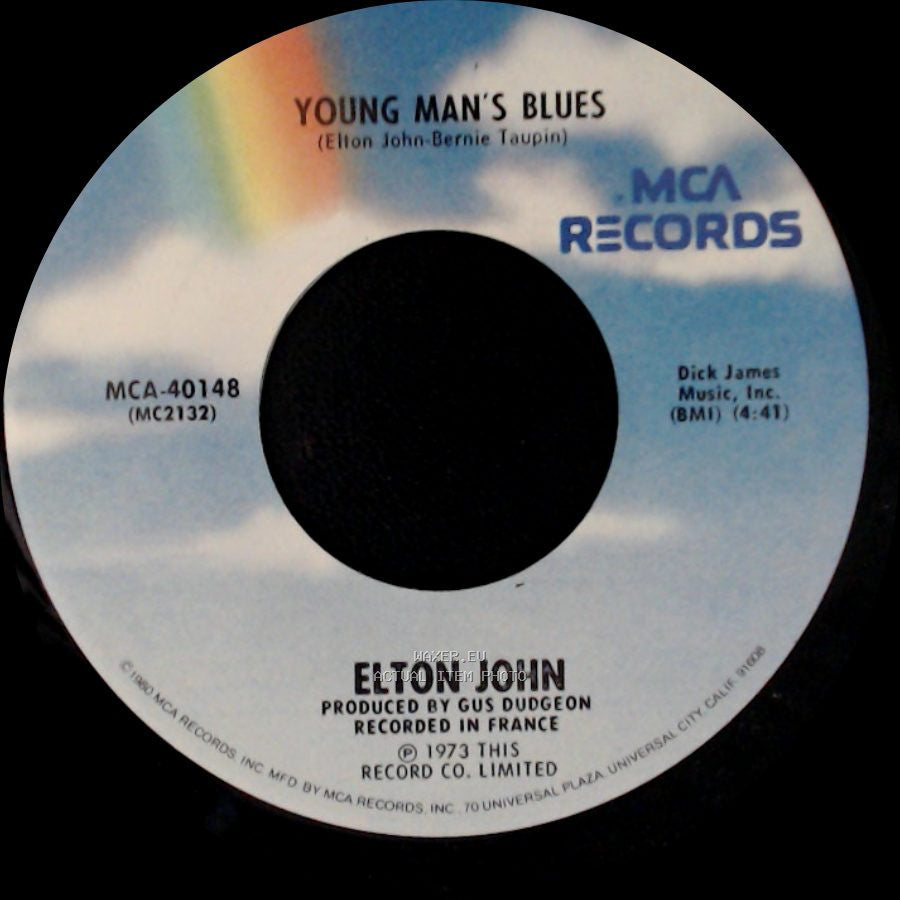 Elton John - Goodbye Yellow Brick Road / Young Man's Blues side B
