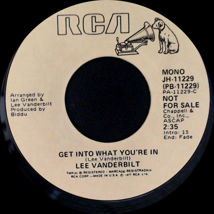 Lee Vanderbilt - Get Into What You're In / Get Into What You're In side A