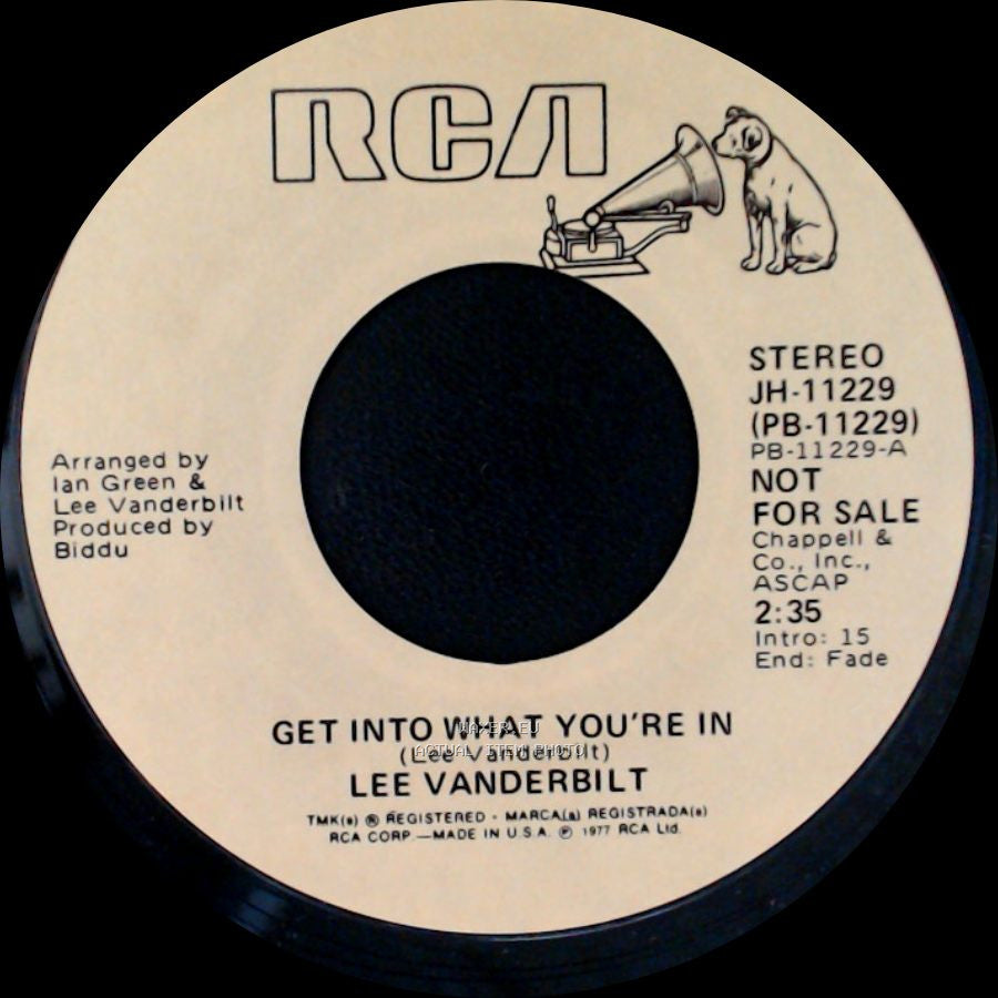 Lee Vanderbilt - Get Into What You're In / Get Into What You're In side B