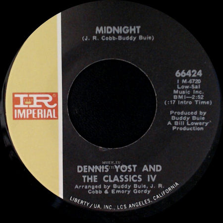Dennis Yost And The Classics Iv - Midnight / The Comic side A