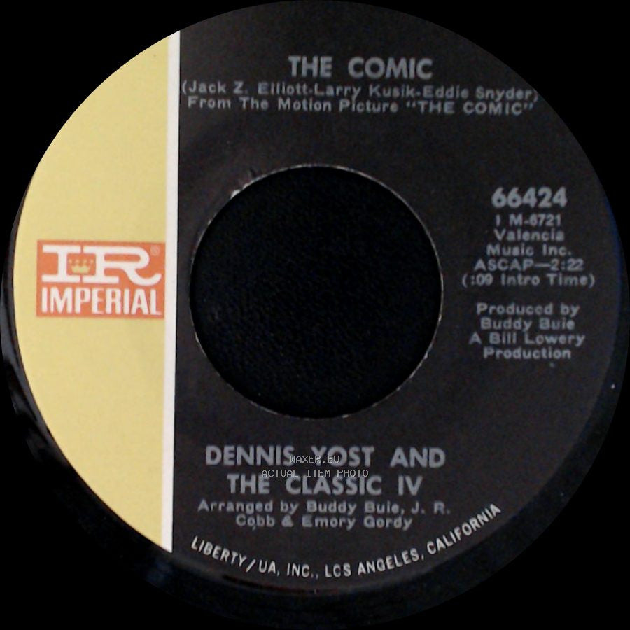Dennis Yost And The Classics Iv - Midnight / The Comic side B