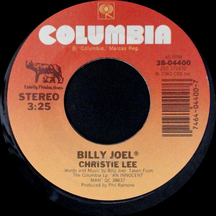 Billy Joel - The Longest Time / Christie Lee side B