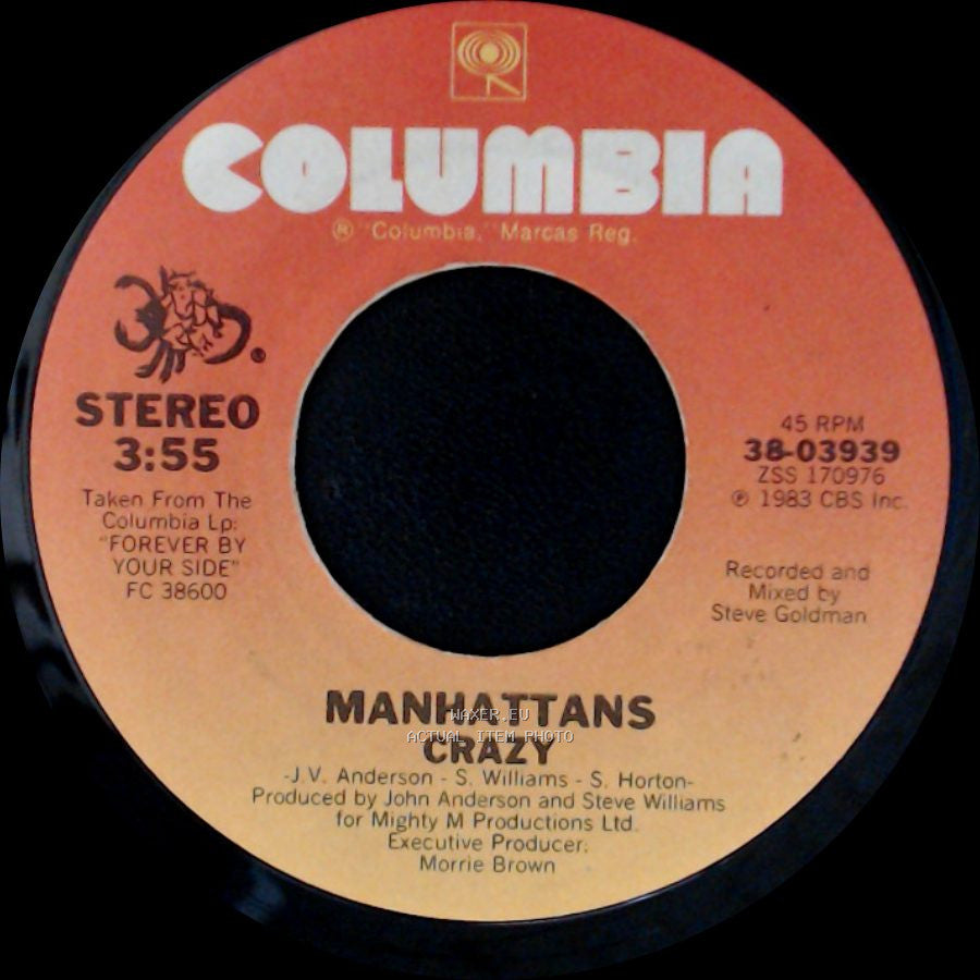 Manhattans - Love Is Gonna Find You / Crazy side B