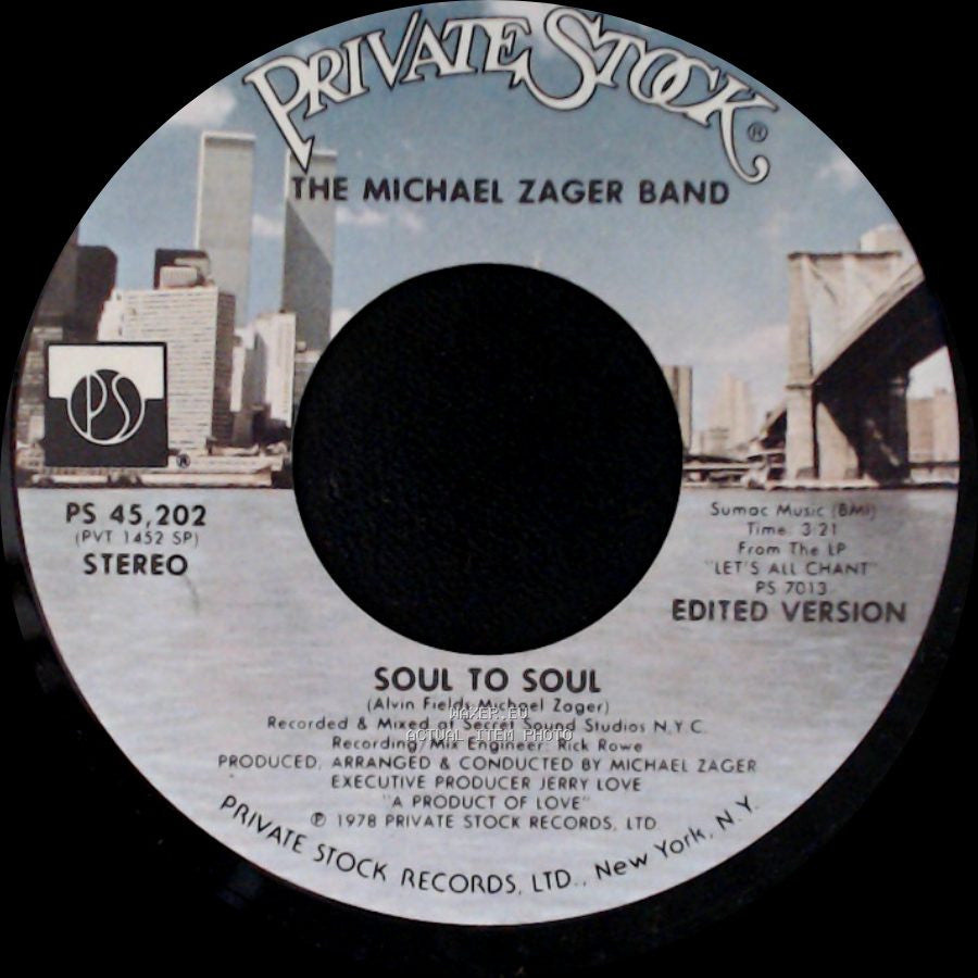 The Michael Zager Band - Soul To Soul / Freak side A