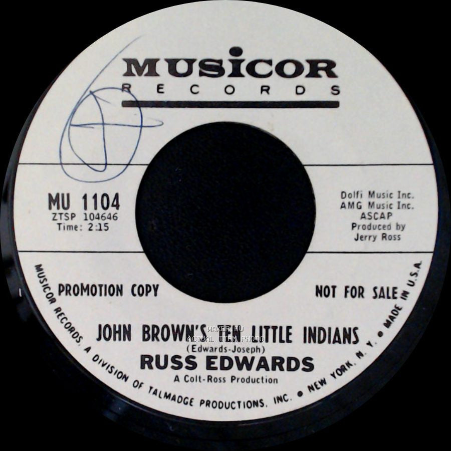 Russ Edwards - John Brown's Ten Little Indians / Witches Brew side A