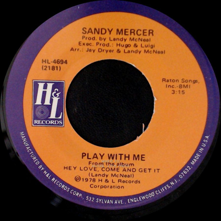 Sandy Mercer - Play With Me / You Are My Love side A