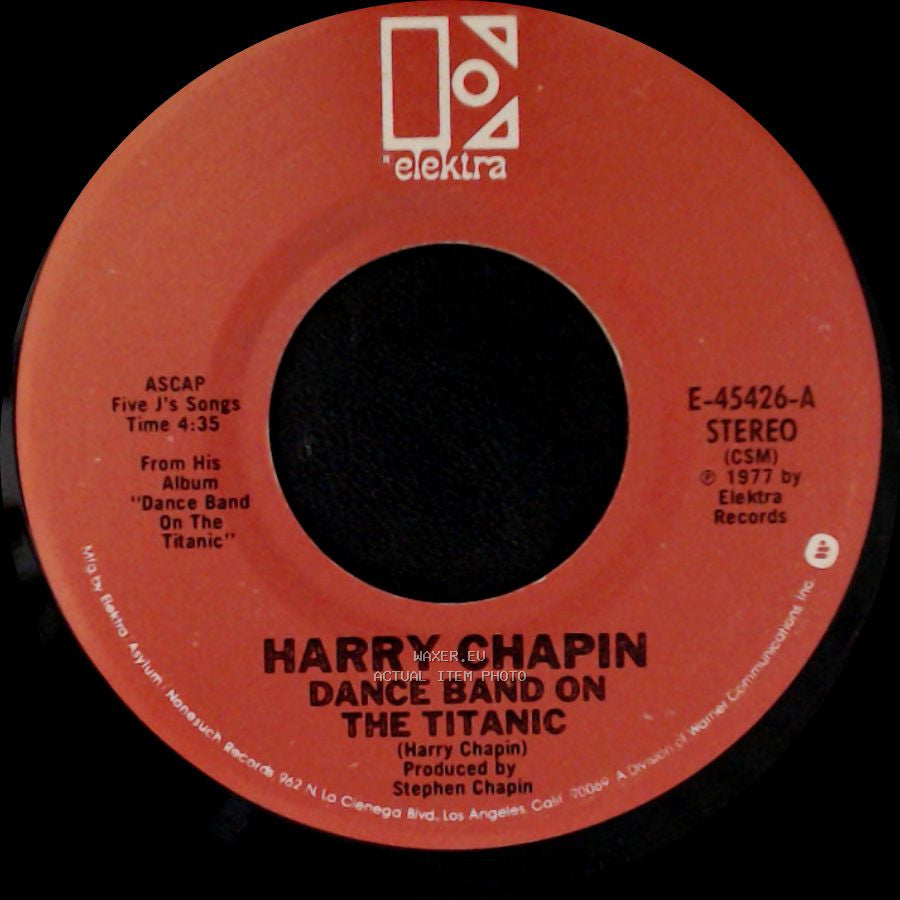 Harry Chapin - I Wonder What Happened To Him / Dance Band On The Titanic side B