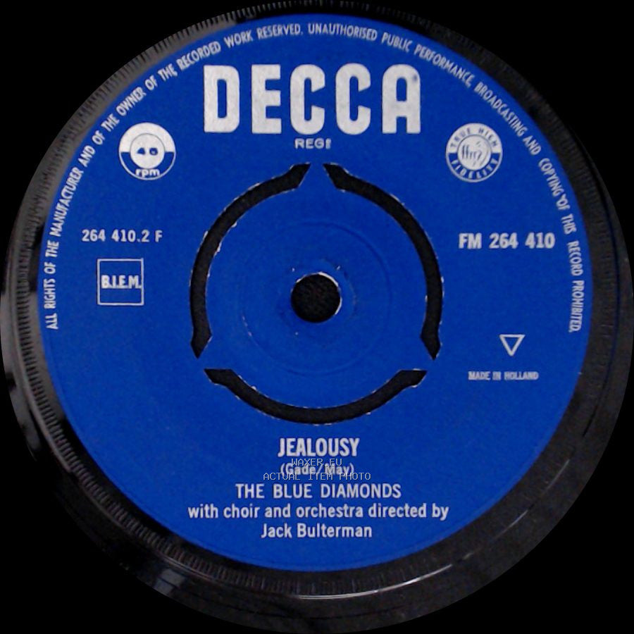 The Blue Diamonds - Little Ship / Jealousy side B