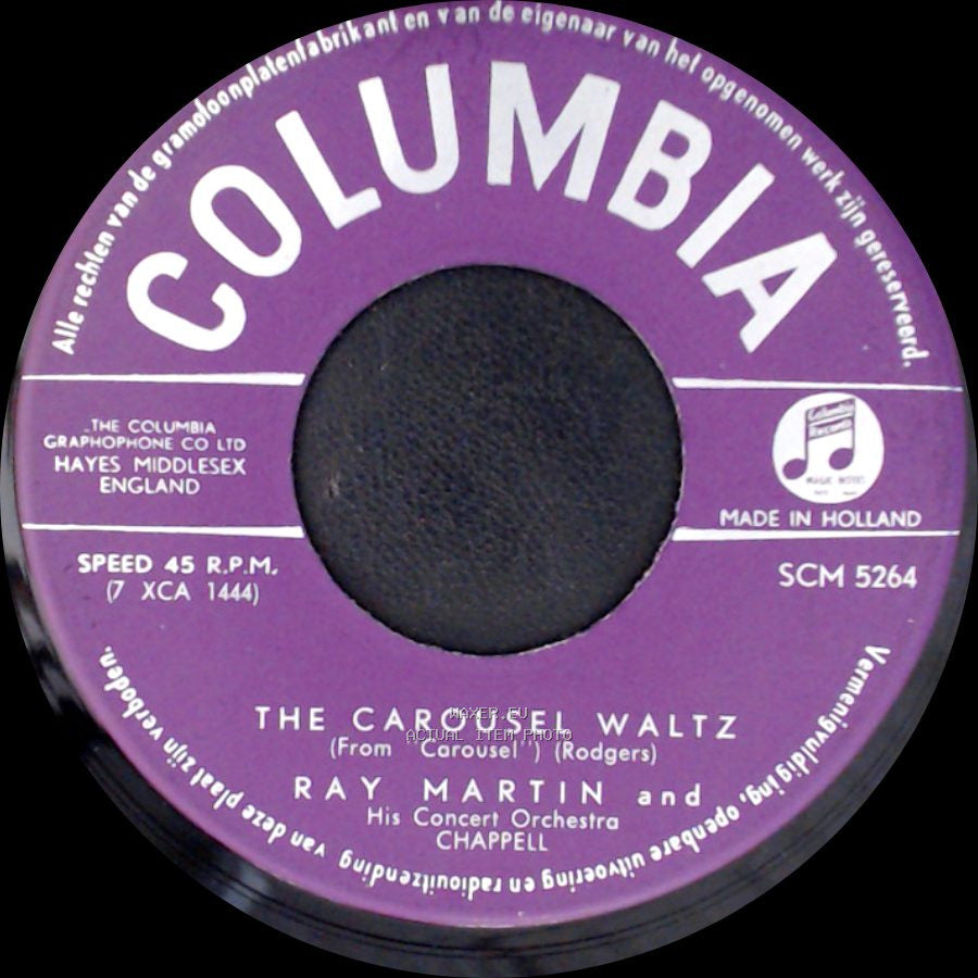 Ray Martin And His Concert Orchestra - Port Au Prince / The Carousel Waltz side B