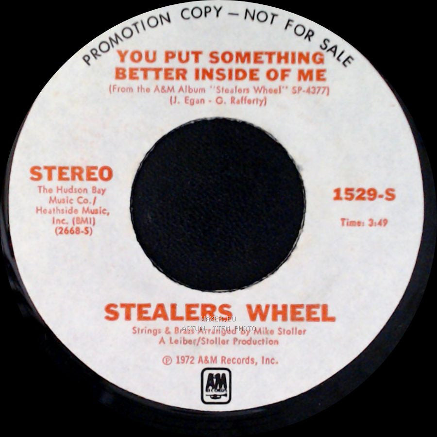 Stealers Wheel - Wheelin' / You Put Something Better Inside Of Me side A