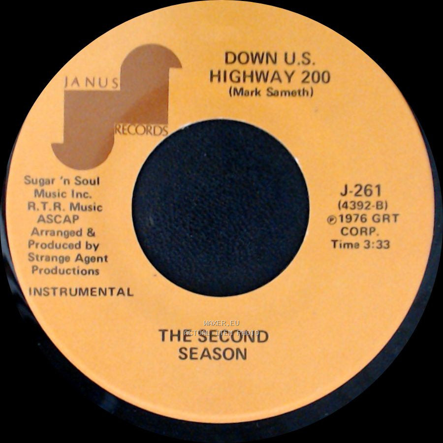 The Second Season - Down U.S. Highway 200 / Down U.S. Highway 200 side B