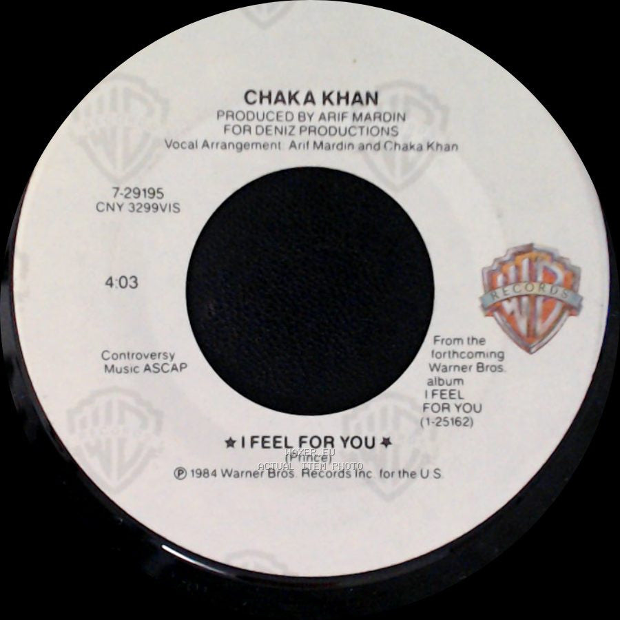 Chaka Khan - Chinatown / I Feel For You side B