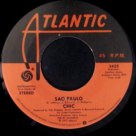 Chic - Dance, Dance, Dance (Yowsah, Yowsah, Yowsah) / Sao Paulo side B