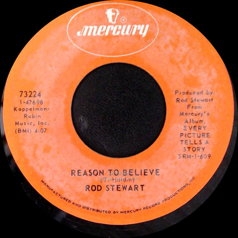Rod Stewart - Maggie May / Reason To Believe side B